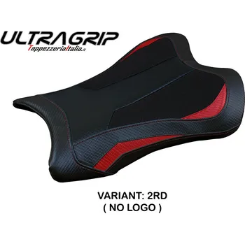 Moto sedlo TPZ Italia Potah sedla Kawasaki Ninja ZX 10 RR (21-24) Garen Ultragrip potah sedla: bez loga 2RD (red)
