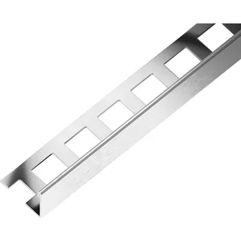 ACARA SP1 ukončovací lišta L, nerez V4A kartáč, 15 mm, 2,5 m AAELK 150/V4A