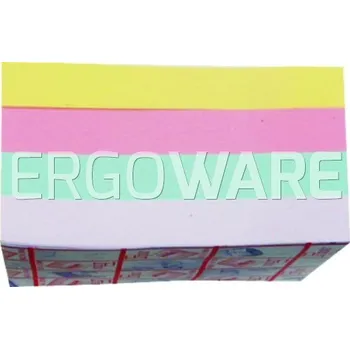 Samolepící bloček Samolepící bloček AURO 75 x 75mm barevný 400 listů - 1102040004