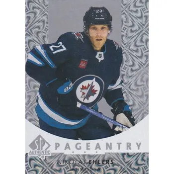 Karetní hra insert karta NIKOLAJ EHLERS 22-23 SP Authentic Pageantry číslo P-26