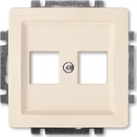 ABB 5014G-A02018 C1 Kryt zásuvky komunikační přímé (2x), s kovovým upevňovacím třmenem