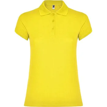Dámské tričko Roly Star Dámské polo tričko PO6634 Yellow 03 XXL