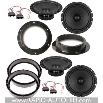 Auto Hi-Fi Reproduktory VW Jetta 2005-2016 ESX SXE6.2W Přední+Zadní s redukcemi