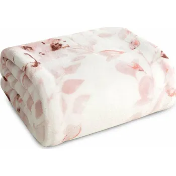 deka Deka pudrové listy a květy, 150 x 200cm