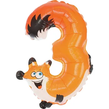 Balónek Kozák Svitavy s. r. o. Balón fóliový číslo 3, zvířátko