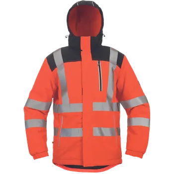 pracovní bunda CERVA KNOXFIELD HVPS WINT.parka Barva: výstražná oranžová, Velikost: 4XL 7953_4XL