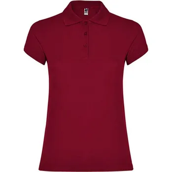 Dámské tričko Roly Star Dámské polo tričko PO6634 Garnet Red 57 S