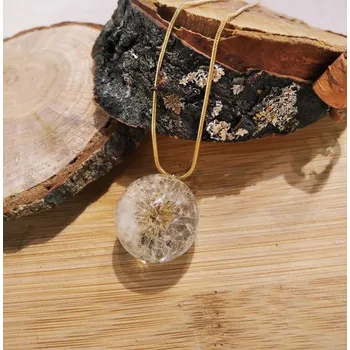 Náhrdelník VitaliaArt | Náhrdelník z pravých květů střední Pampeliška - Vitalia Art 0001588