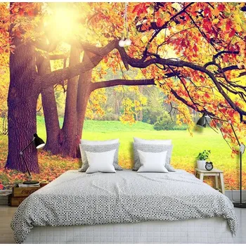 Fototapeta Solution Media 3D tapety - Podzim MU899 5 - Imitace kůže - Vliesová tapeta - 320g/m2