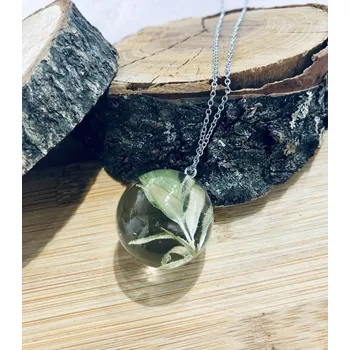 Náhrdelník VitaliaArt | Náhrdelník z pravých květů velký zimostráz - Vitalia Art 0001746