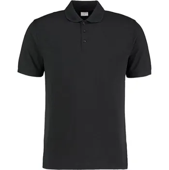 Pánské tričko Kustom Kit Pánské polo triko KK413 Black XL