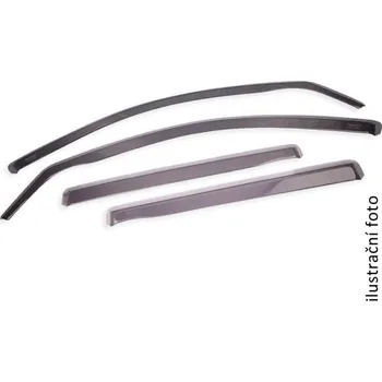 Plexi ofuk oken Ofuky Nissan Juke II, 4dílná sada, HEKO