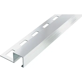 ukončovací lišta DURAL SP8 ukončovací lišta Q, čtvercová, pravidelná, hliník, 9 mm, 2,5 m