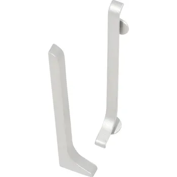 ACARA AP38 levá koncovka k soklové liště, hliník lakovaný matná bílá, 60 mm, 2 ks AASE 60-KL-A/RAL9003M