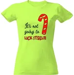 Tričko s potiskem Lick itself dámské