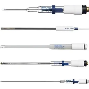pH elektroda Mettler Toledo InLab pro malé objemy vzorků, Typ: InLab NMR, Popis: Bez teplotního čidla, konektorová hlava S7, bez kabelu