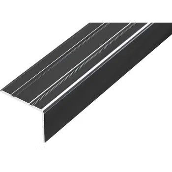 ukončovací lišta ACARA AP5 schodová lišta samolepící, hliník lakovaný černá, 20 mm, 2,7 m AAHAE B250020-SK/RAL9005M