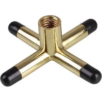 Nástavec na hrabičky X mosaz s koncovkami