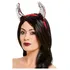 Karnevalový doplněk Smiffys Čertovské rohy s měnícími flitry červené/stříbrné