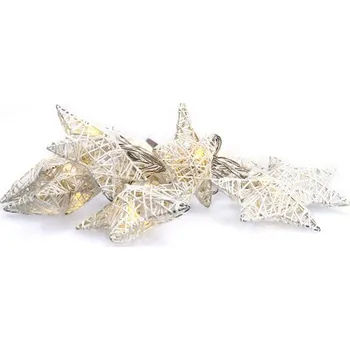 Vánoční dekorace Vánoční hvězdy pletené LED 1V203