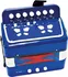 Hudební nástroj pro děti BINO Tahací harmonika modrá