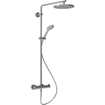 Sprchová hlavice Vivid - sprchový sloup, termostatická baterie, hlavová sprcha 250 mm ABS, ruční sprcha MyTwin100 - 1 funkce, sprchová hadice 160 cm HF905452100625