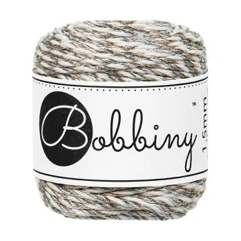 Příze Bobbiny bavlněná šňůra na macramé 3ply BABY HOLIDAY SPARKLE
