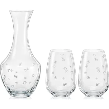 Sklenice Crystalex Cookies 1+2 3 