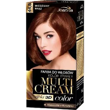 Barva na vlasy Joanna Multi Cream Color Paint č. 44,5 měděně hnědá