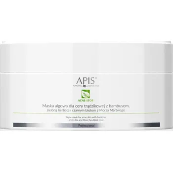 Masážní přístroj APIS Maska z řas pro aknózní pleť s bambusem a zeleným čajem, 100g