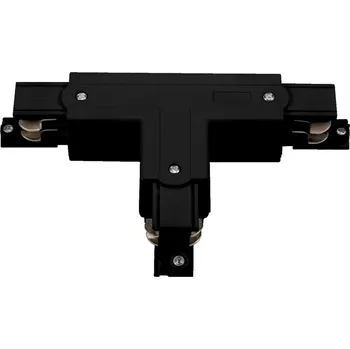 Bodové svítidlo CENTURY 3-fázová T spojka černá levá/levá