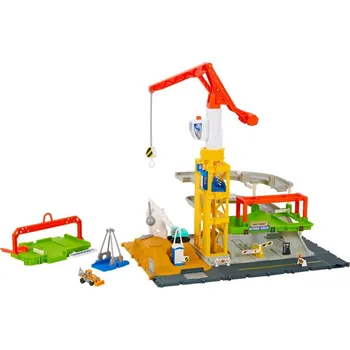 garáž Mattel Matchbox Epic Construction Yard Action Drivers staveniště