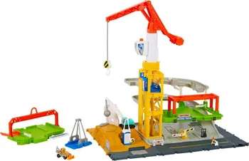 garáž Mattel Matchbox Epic Construction Yard Action Drivers staveniště