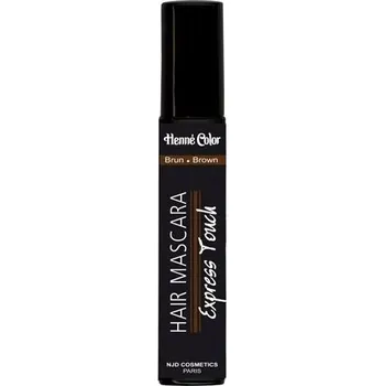 Barva na vlasy Henné Color Řasenka na vlasy HNĚDÁ