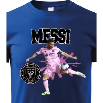 Chlapecké tričko Dětské tričko Lionel Messi, Barva Modrá, Velikost 158 cm/12 roků, Canvas Dětské tričko Bezvatriko.cz 2033
