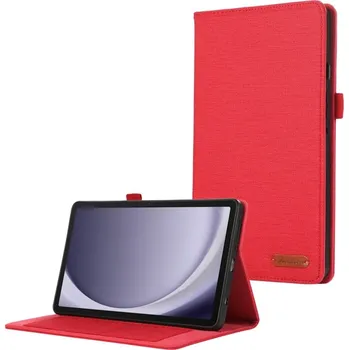 Pouzdro na tablet VSECHNONAMOBIL 66304 FABRIC Zaklápěcí obal pro Samsung Galaxy Tab A9+ červený