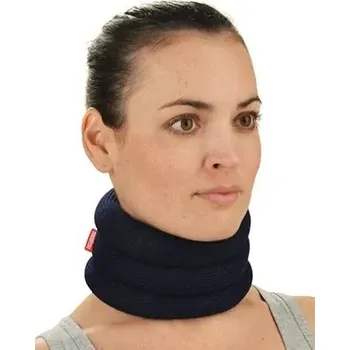 Handicap Krční límec s výztuhou 032B—Velikost 3, tmavě modrý, výška 11 cm