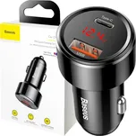 AUTONABÍJEČKA Baseus Magic CCMLC20C-01 45W 5A 1x USB-A 1x USB-C QC 3.0