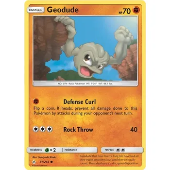Karetní hra Geodude 087/214 - Unbroken Bonds Typ karty: Non-Holo