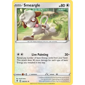 Společenská hra Pokémon karta Smeargle 128/203 - Evolving Skies