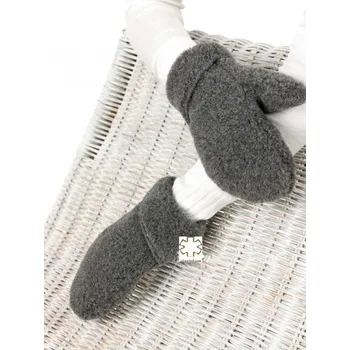 Rukavice Rukavice z ovčí vlny tmavě šedé XS-L dospělé, Barevné varianty Šedá, Velikosti S 200-100-00002