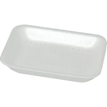 Jednorázové nádobí Miska XPS 175x135x16mm LSP24-16-ABSORB bílá - 960 ks