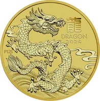 The Perth Mint Lunární série III. Rok draka 1 oz 2024 zlatá mince Proof 31,1 g