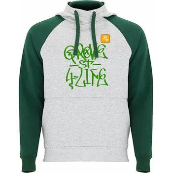 Chlapecká mikina Mikina GTA San Andreas Grove Street Gang Tag Velikost: 122/128 - 7/8let