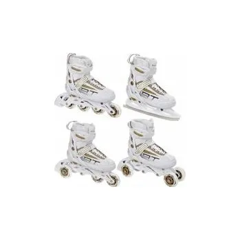 Zimní brusle Raven Profession 4v1 white/gold EU 38-42 brusle + DÁREK DLE VÝBĚRU!