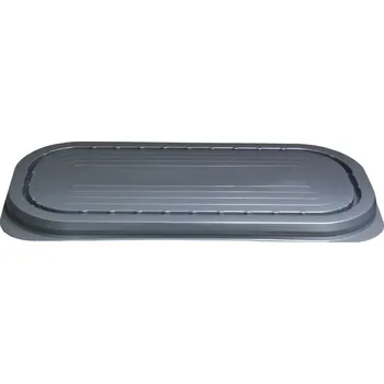 Víko na zmrzlinovou vaničku PS 5l, 348x158x128mm stříbrné - 150 ks