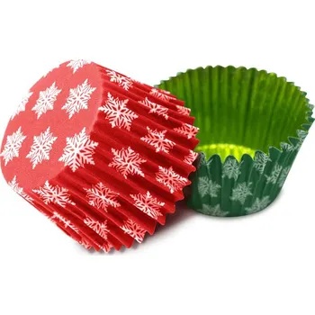 Jednorázové nádobí Košíček na Cup cake Ø 5 v.4 cm Vločky 200 ks/bal
