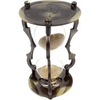 Hodiny Mosazné přesýpací hodiny v antickém stylu - 5min - NC2677