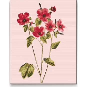 Diamantové malování Diamantové malování - Vintage květiny Velikost: 30x40cm, Rámování: Pouze srolované plátno, Diamanty: Kulaté