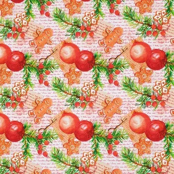 Úplet vánoční, ozdoby a perníčky, š.145